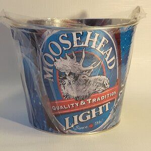 Moosehead Lager Ice Bucket Moosehead Light Bar NIP